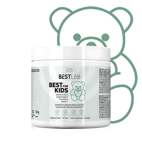 Best Lab - Best For KIDS - 30 żelek Best Lab - Best For KIDS - 30 żelek
